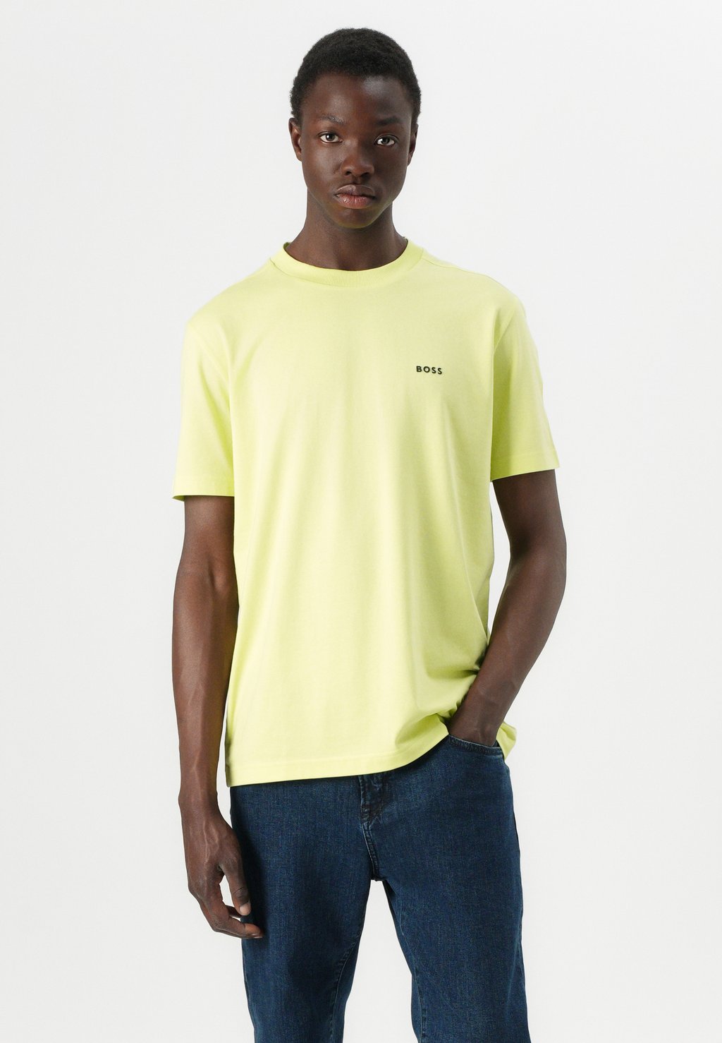 Базовая футболка TEE BOSS, светло-зеленый — фото 4