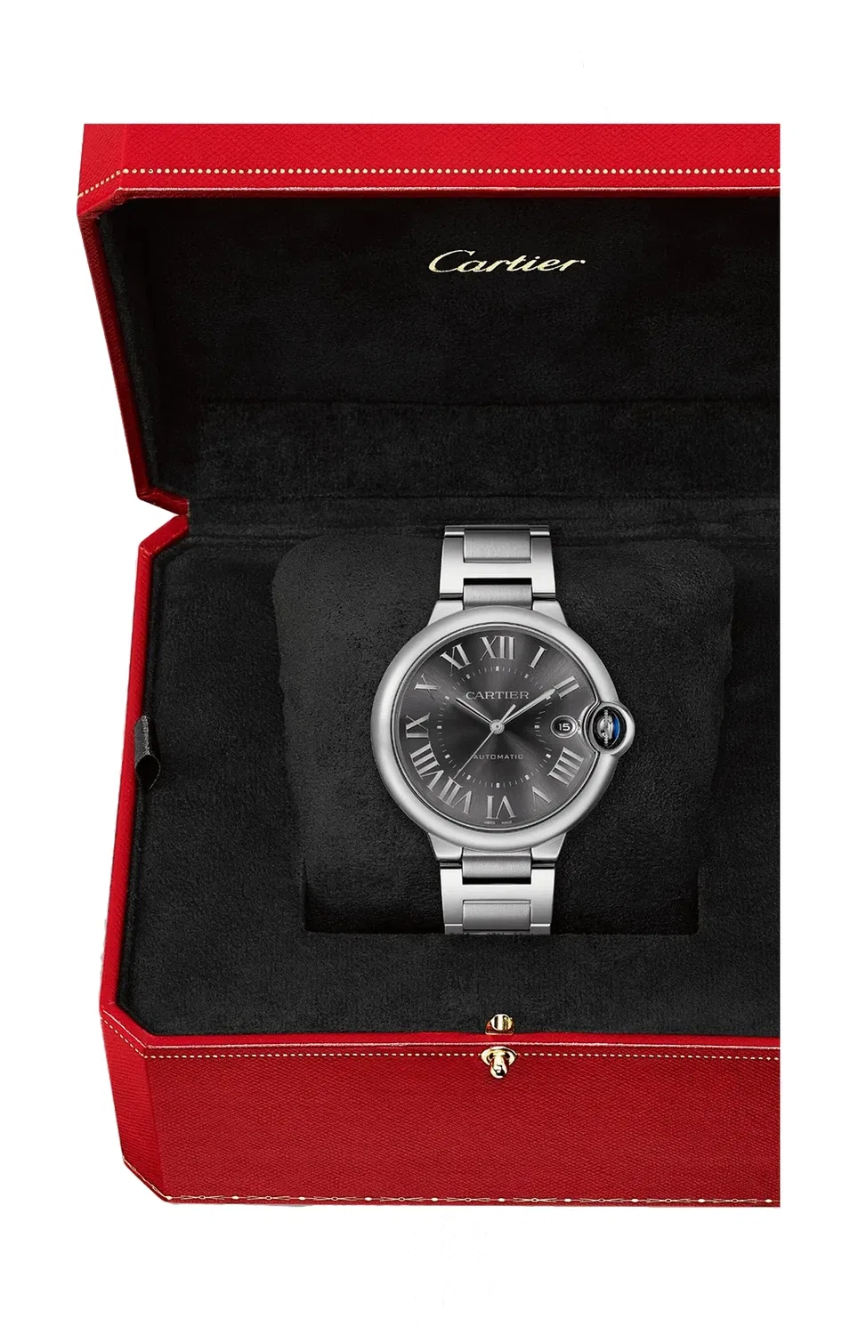 BALLON BLEU DE CARTIER 40 ММ, АВТОМАТИЧЕСКИЕ, СТАЛЬ - WSBB0060, черный — фото 2