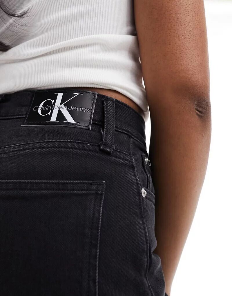 Calvin Klein – джинсы для мам черного цвета — фото 4