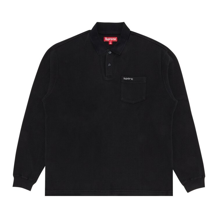 

Поло Supreme Thermal Long-Sleeve 'Black', черный