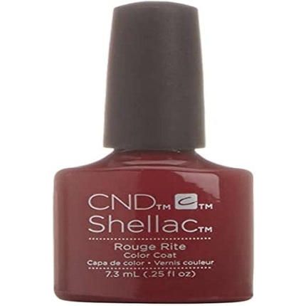 

Shellac Rouge Rite 7,3 мл 0,25 жидких унций, Cnd