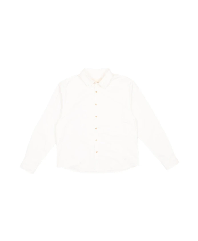 

Белая льняная рубашка с нагрудным карманом Bram'S Fruit, белый