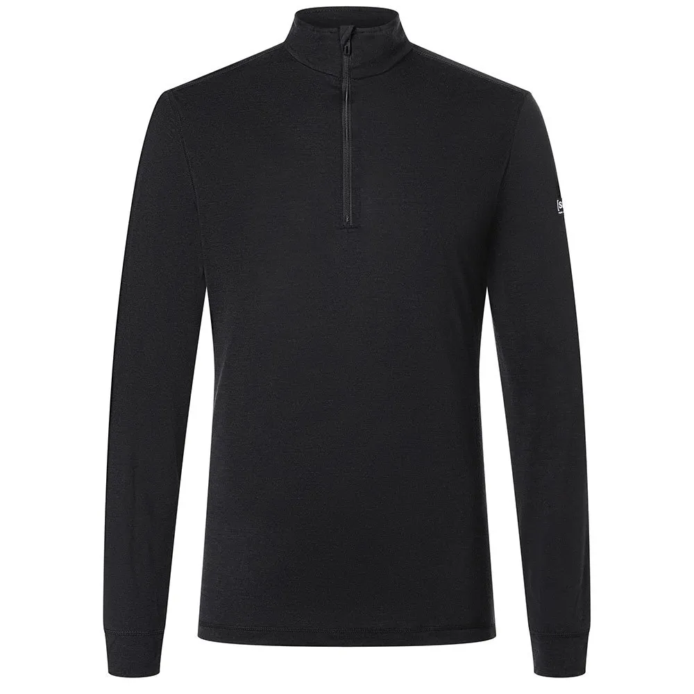 

Футболка Super.natural Tundra175 half zip long sleeve, черный