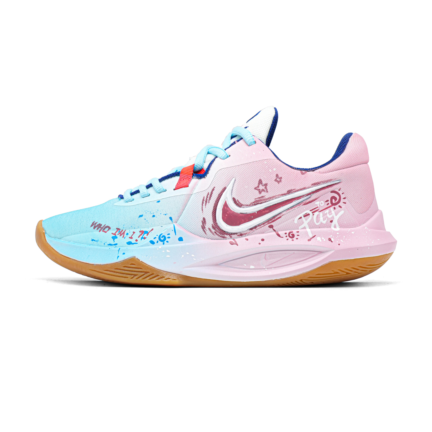 

Precision 6 Cushioning, Wear Resistant низкие баскетбольные кроссовки мужские Nike, розовый