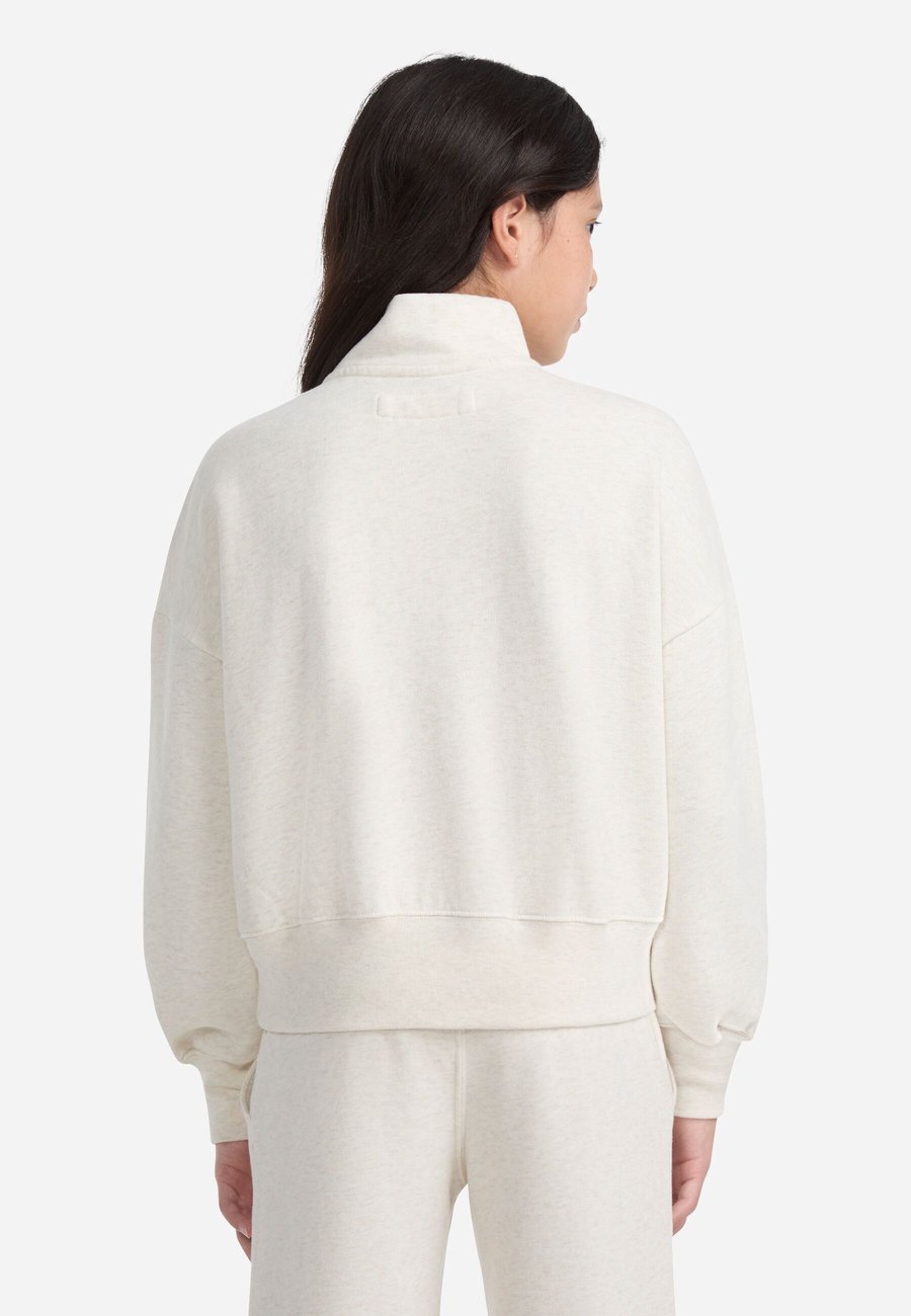 Толстовка Abercrombie & Fitch ESSENTIAL ZIP, Oatmeal Heather/Beige — фото 3