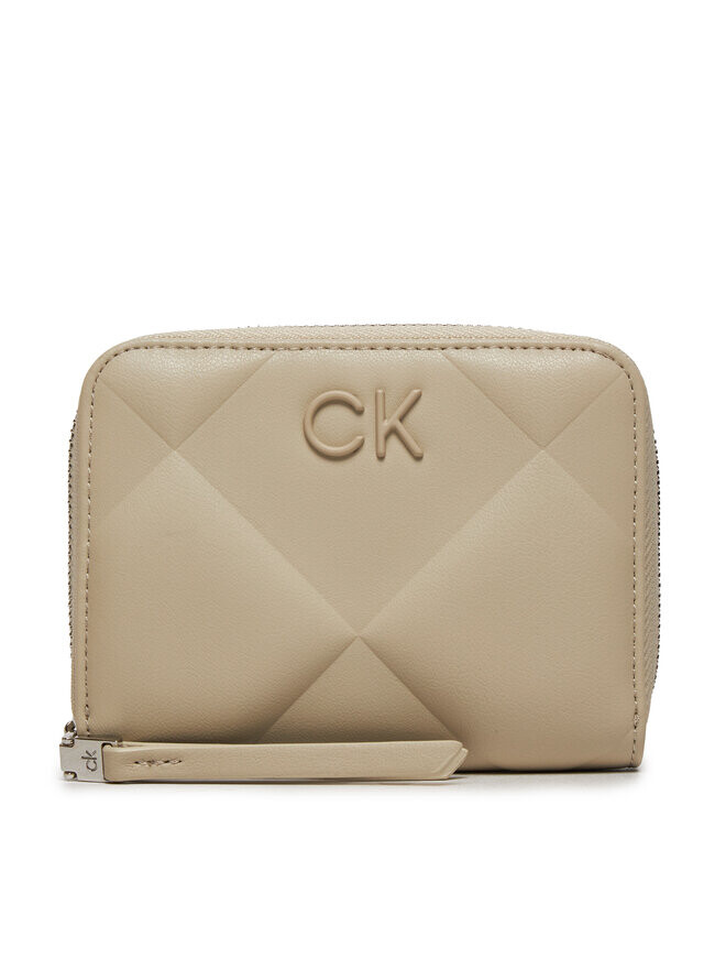 

Кошелек Quilt Calvin Klein, бежевый