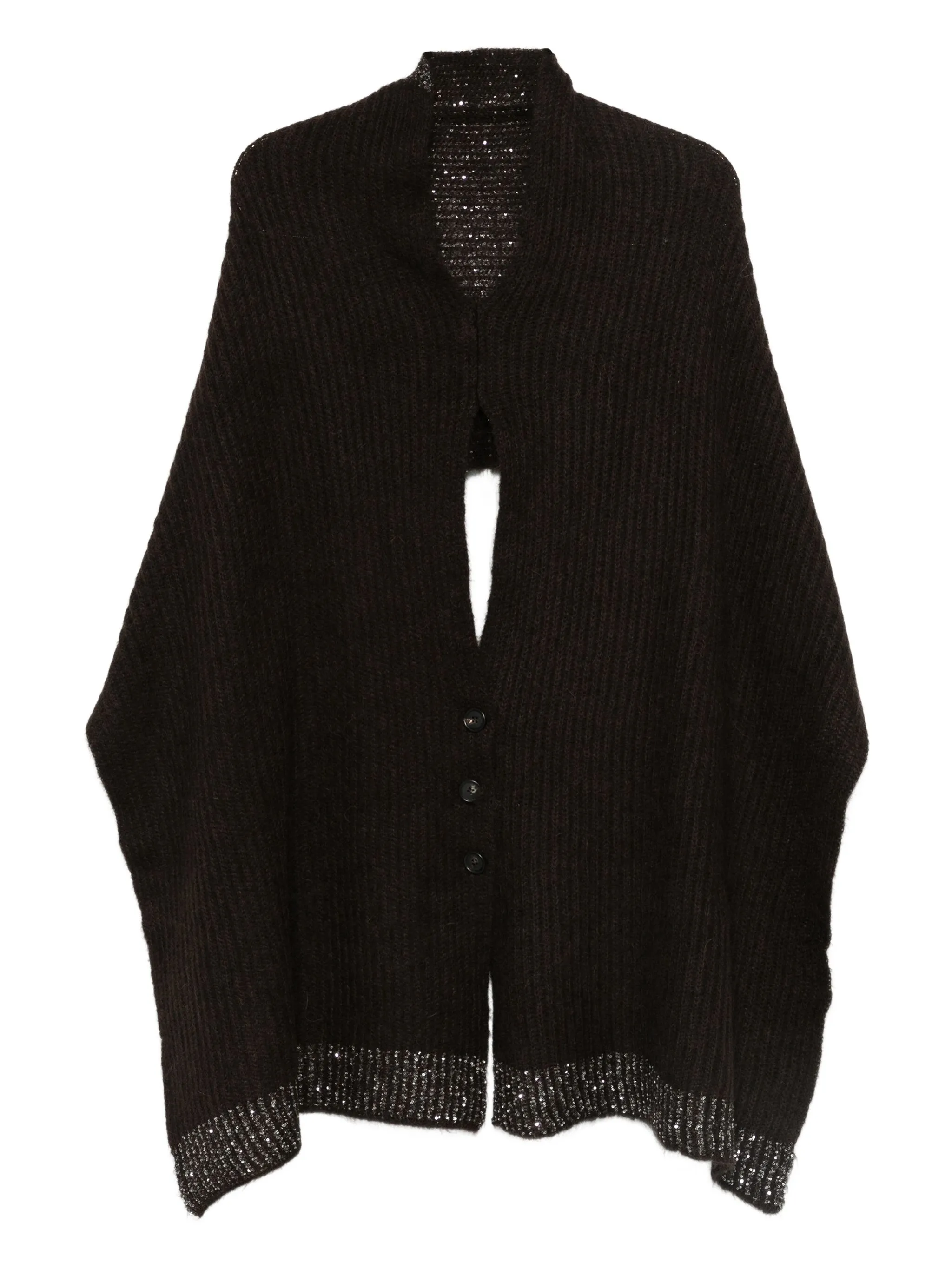 

Пальто на пуговицах D.Exterior, коричневый