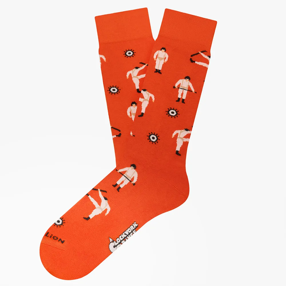 

Носки Jimmy Lion Clockwork Orange Pattern long, оранжевый