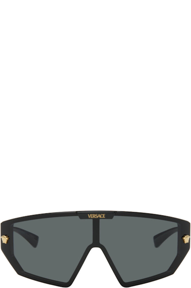 

Черные солнцезащитные очки Medusa Horizon Versace