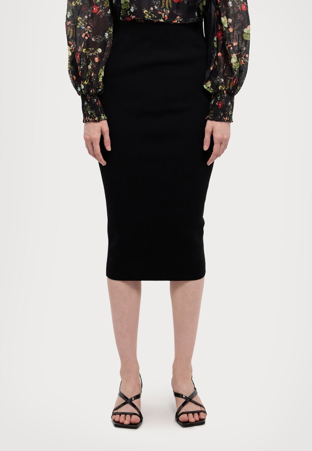 

Юбка-карандаш HEART WAIST SKIRT Fiorucci, черный