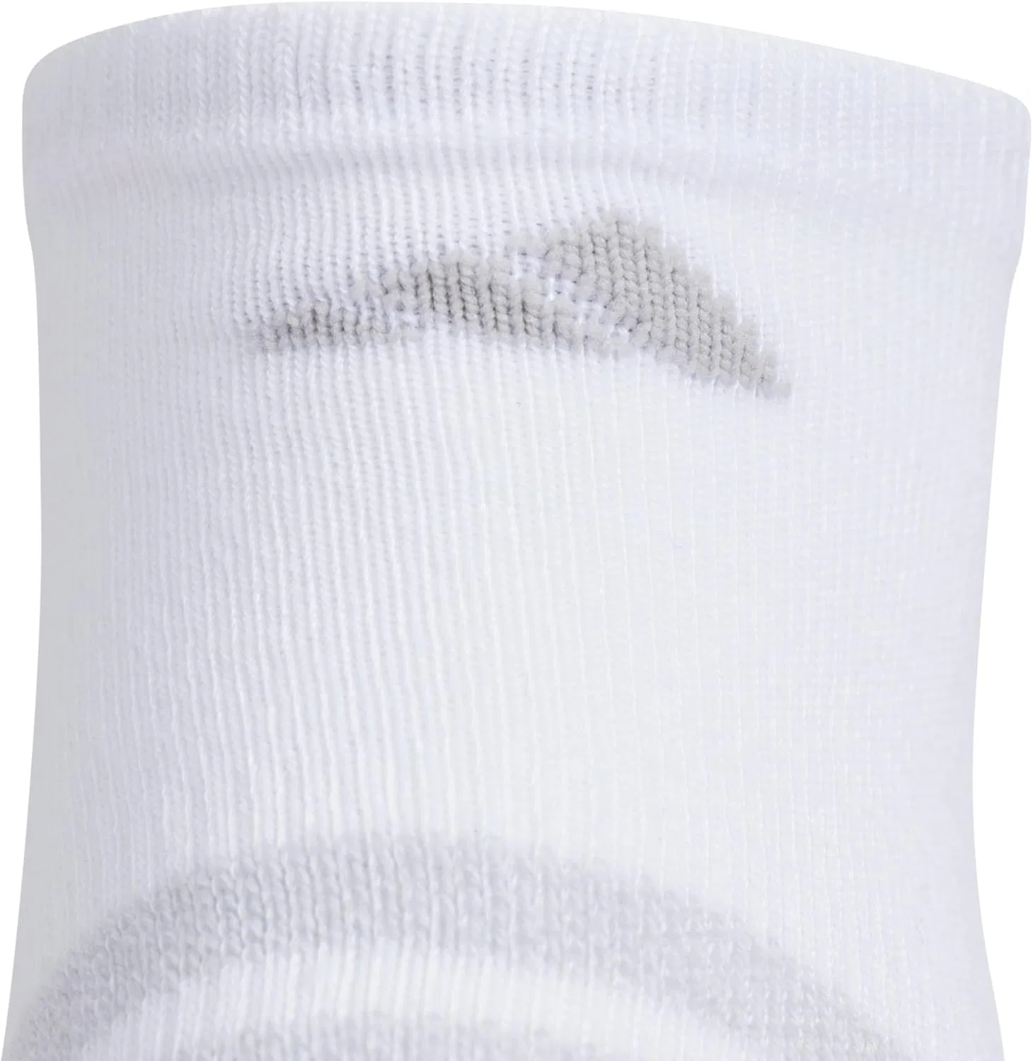 Женские амортизирующие носки Adidas, невидимки (3 пары). Прочные и удобные, White/Striped — фото 4