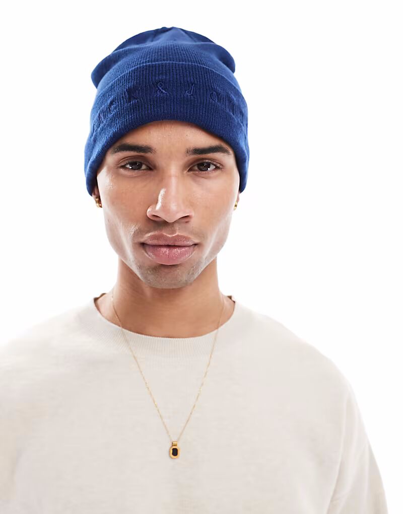 

Шапочка Jack & Jones синего цвета