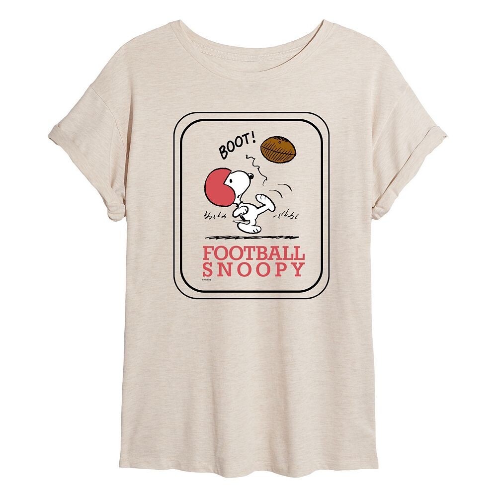 

Детская струящаяся футболка Peanuts Football Snoopy Licensed Character, бежевый