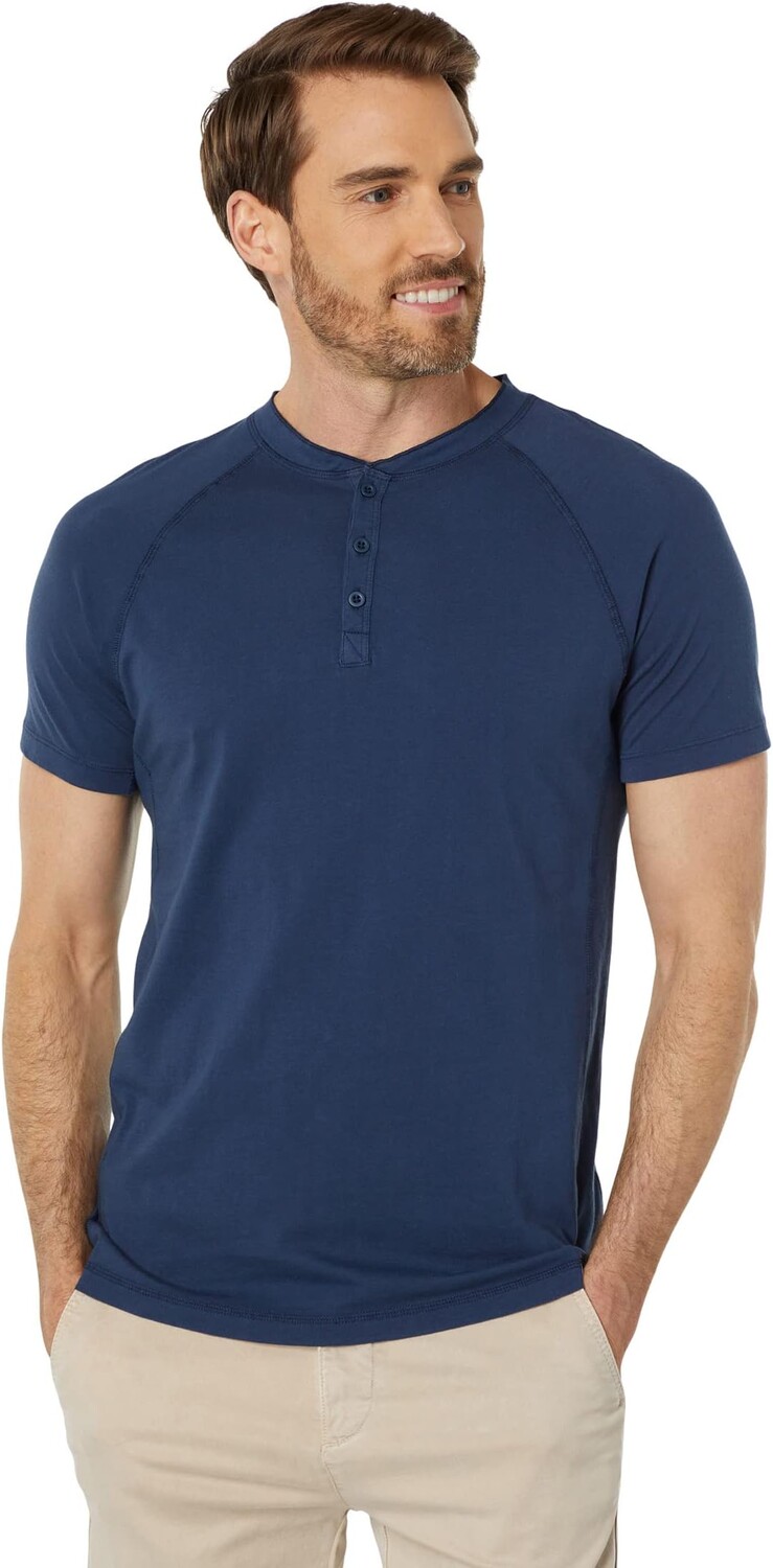

Рубашка BENSON Hartley Basic Henley, темно-синий