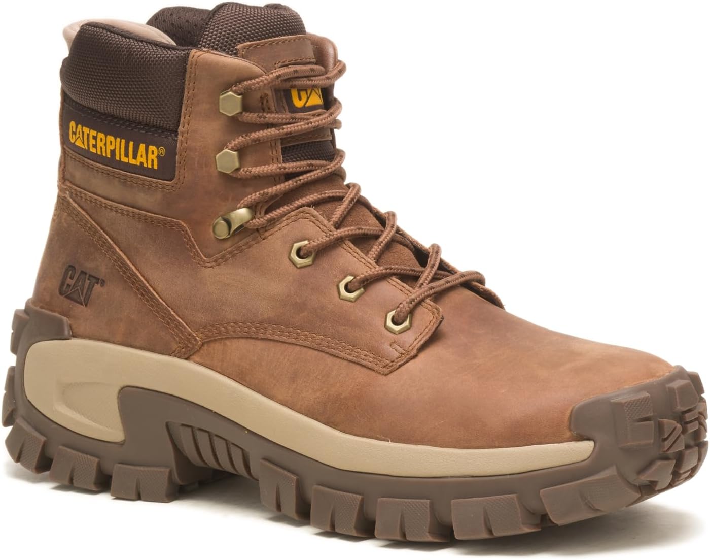 Мужские ботинки CAT Footwear Invader Hi с стальным носком, Mushroom — фото 2