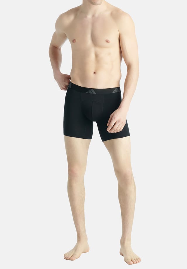 Длинные шорты / брюки 4 шт. в упаковке Active Flex Cotton эргономичные Adidas, черный — фото 4