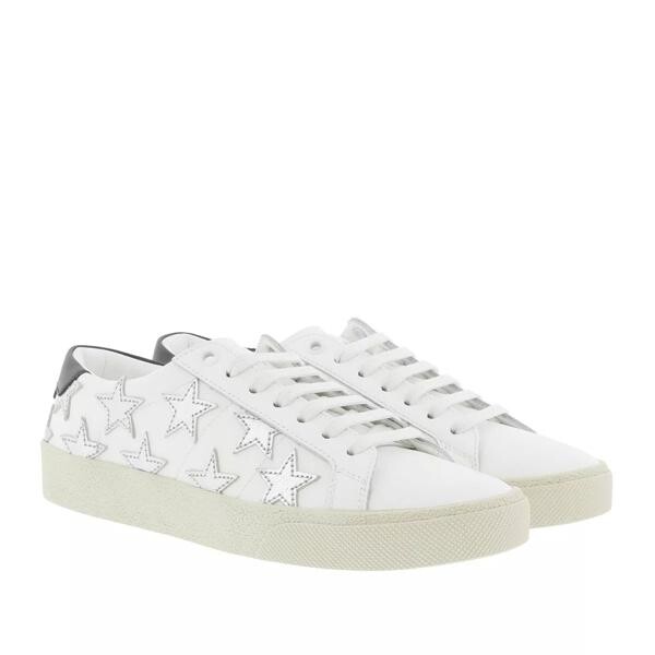 

Кроссовки star sneakers leather Saint Laurent, белый