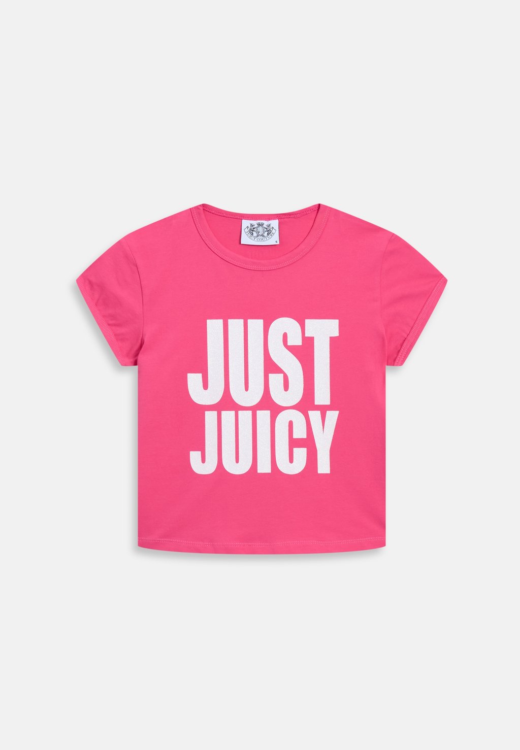 

Футболка с принтом JUST JUICY CAP SLEEVE BABY Juicy Couture, розовый