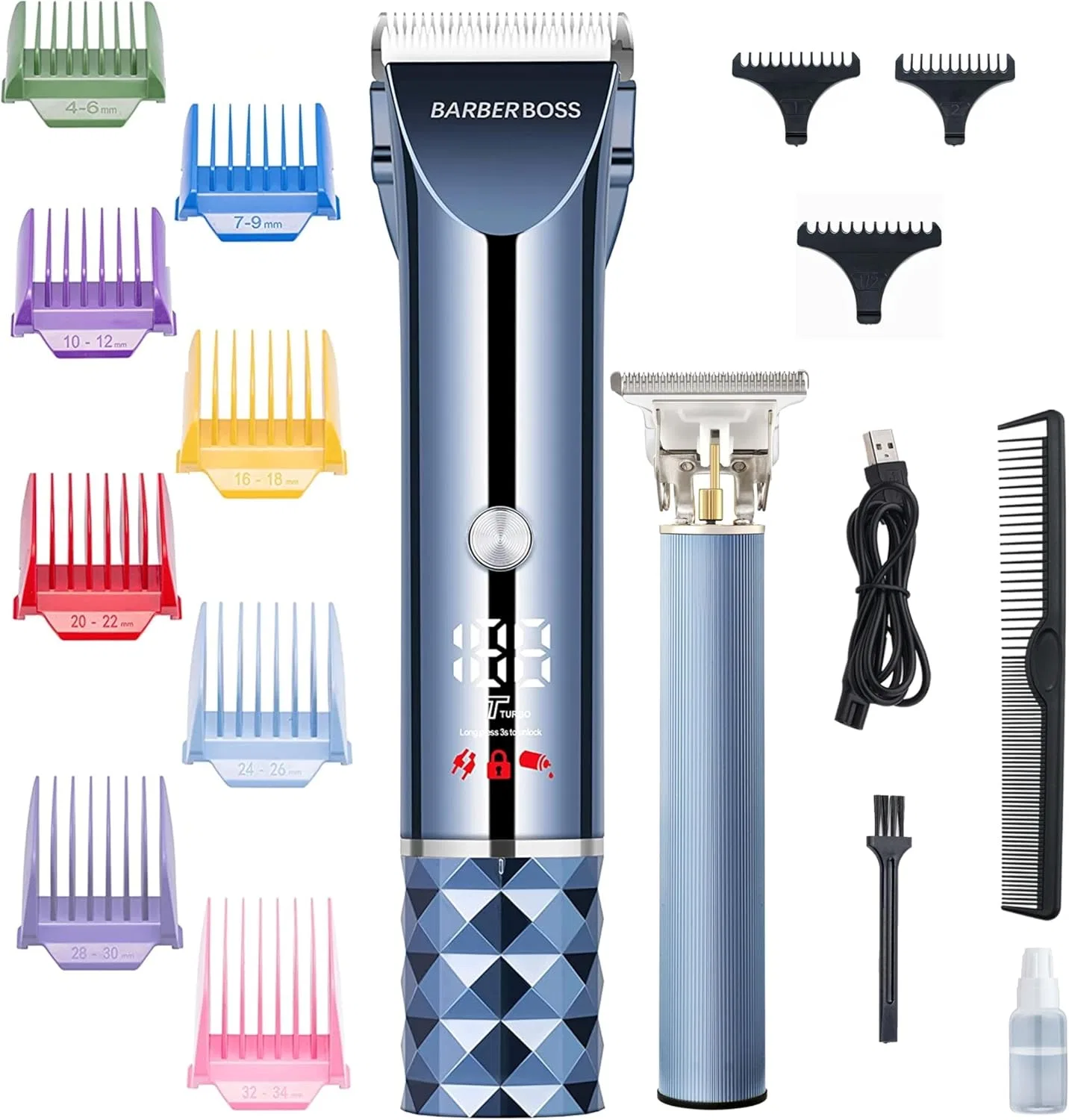 Набор для стрижки волос и бороды «QR-2681» от Barberboss Barberboss