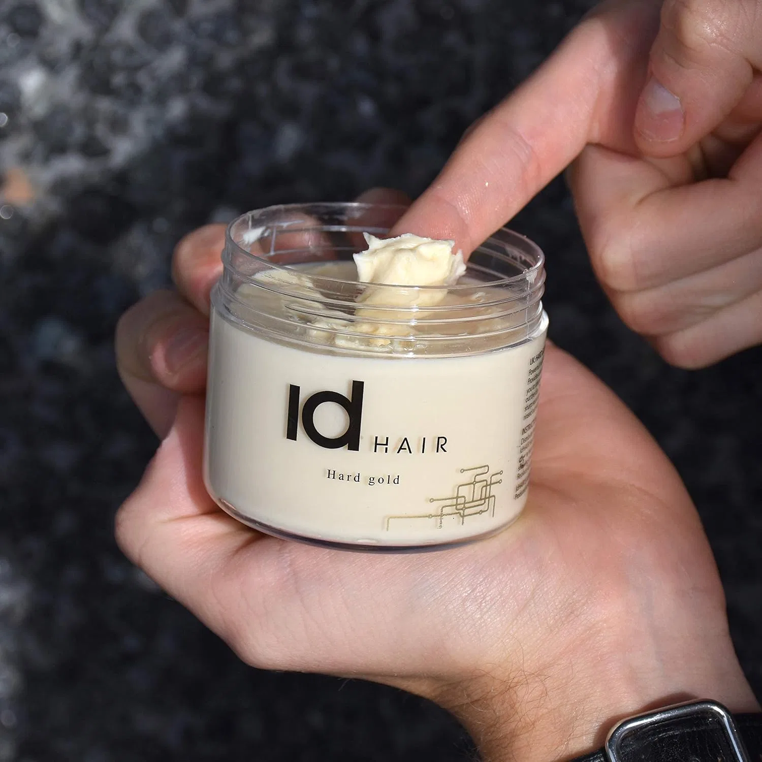 Мужской воск для волос Hard Gold от IdHAIR, 100 мл (3 шт.) Id Hair, Beige — фото 3
