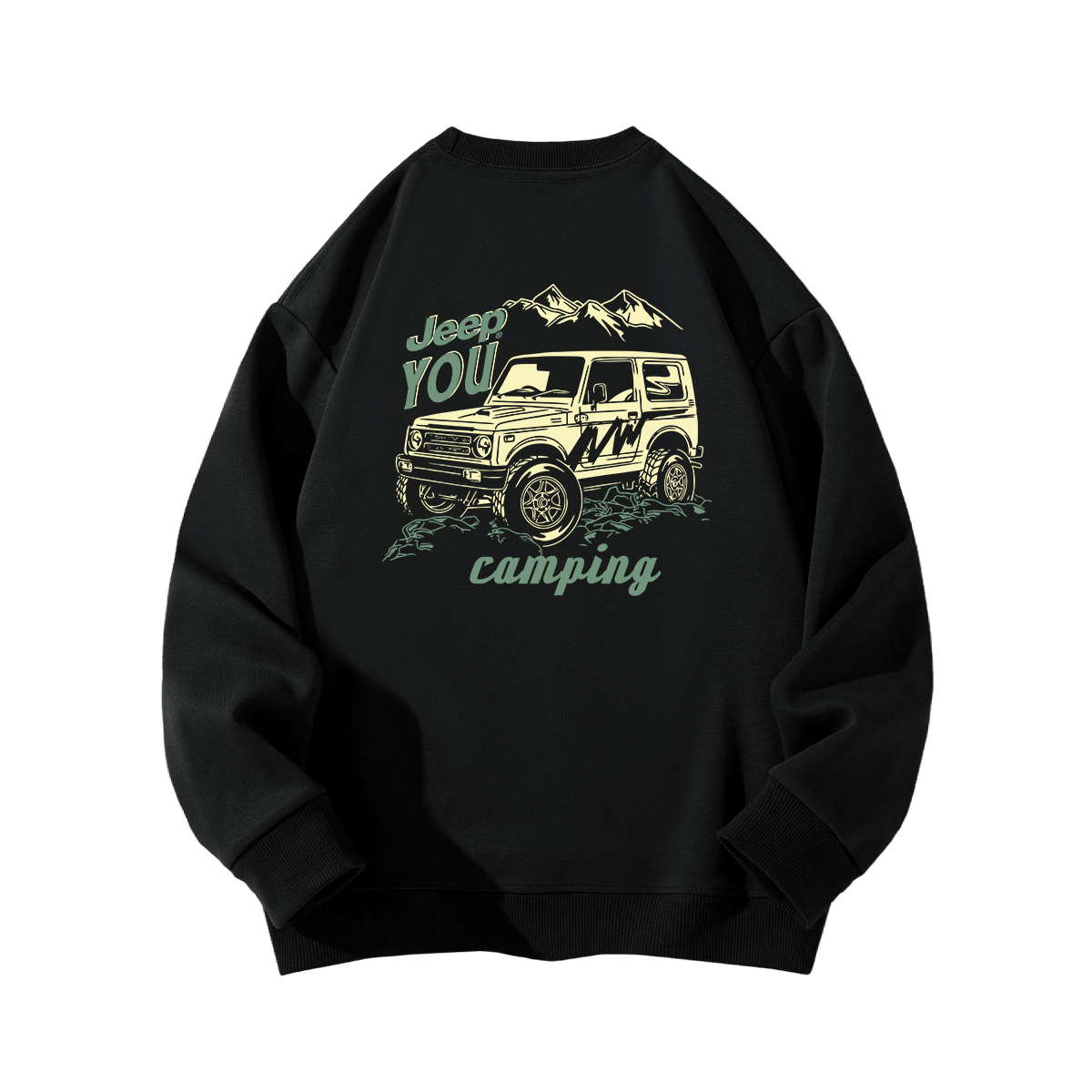 Свитшот школьный Jeep, цвет хиттер грей — фото 3