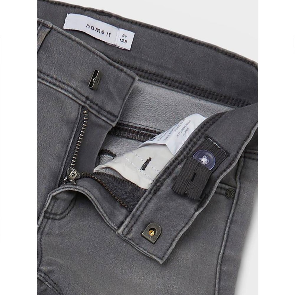 Джинсы Name It Polly Skinny Fit 1212, серый — фото 3