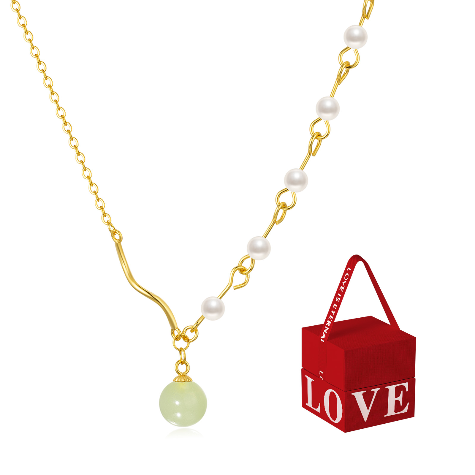 

Женское ожерелье Jodie＆Kevin, Necklace + Love Gift Box