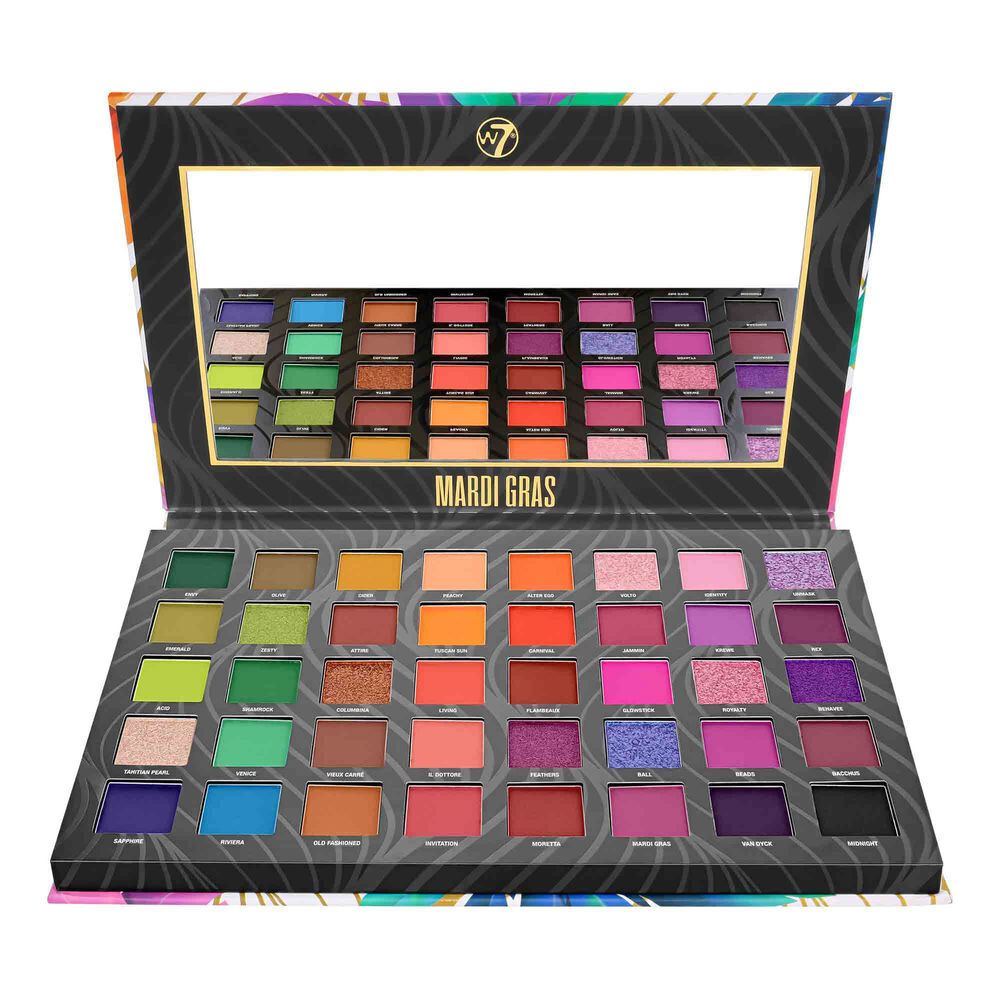 

Тени для век Paleta De Sombras W7 W7, цвет mardi gras
