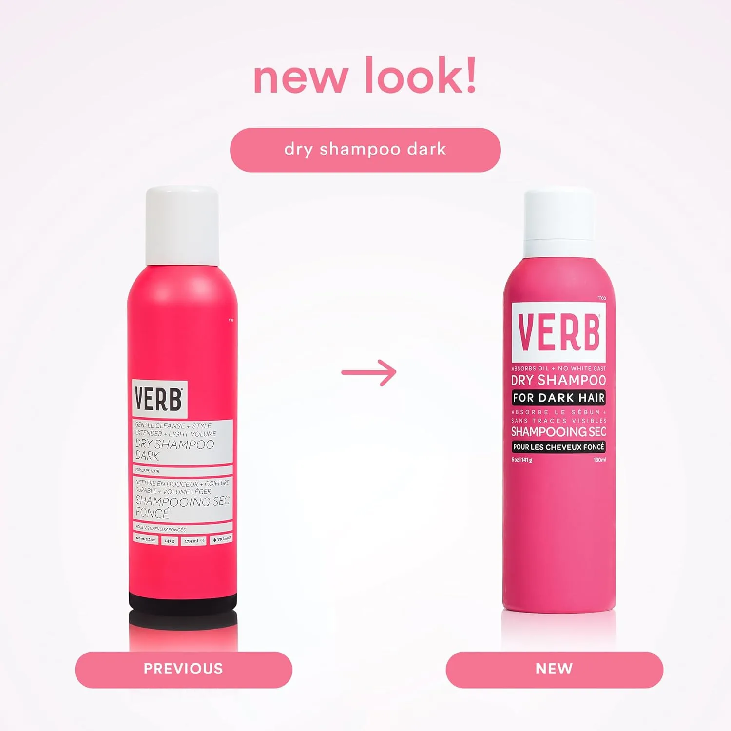 VERB Dry Shampoo Dark - освежающий сухой шампунь-спрей для темных тонов, абсорбирует жир и продлевает укладку, Vegan, без парабенов и сульфатов 141.75 г (1 шт.) — фото 4