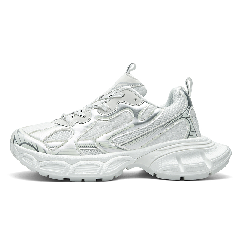 

ZOIBBOE Низкие массивные кроссовки унисекс белые, цвет White