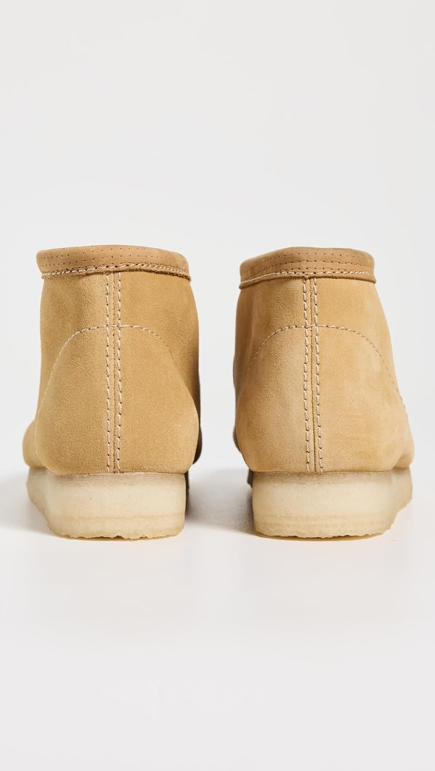 Мужские ботинки Clarks Somerset Collection Wallabee, Golden Tan Suede — фото 3