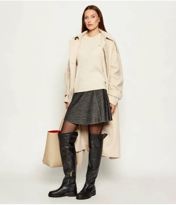 Кожаные сапоги для верховой езды Tommy Hilfiger, черный — фото 2