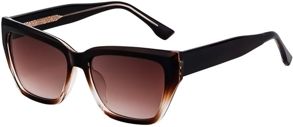 

Мужские солнцезащитные очки большого квадратного размера в модной многоугольной оправе в стиле панк, ретро-очки «кошачий глаз» для активного отдыха. Женские очки-«кошачий глаз» WNCKSQ, C5browngray