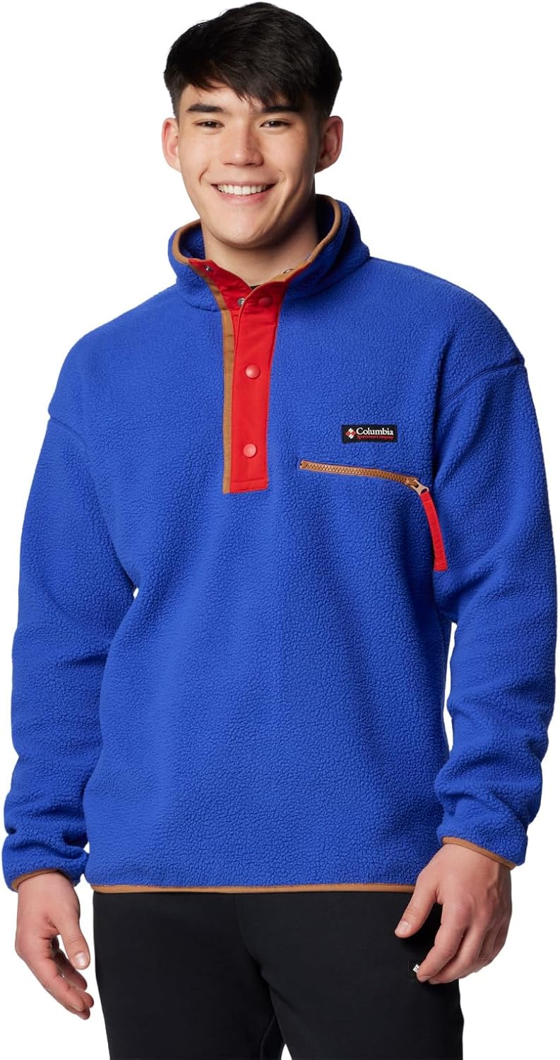 

Мужская флисовая куртка Columbia Helvetia II Half Snap, Clematis Blue