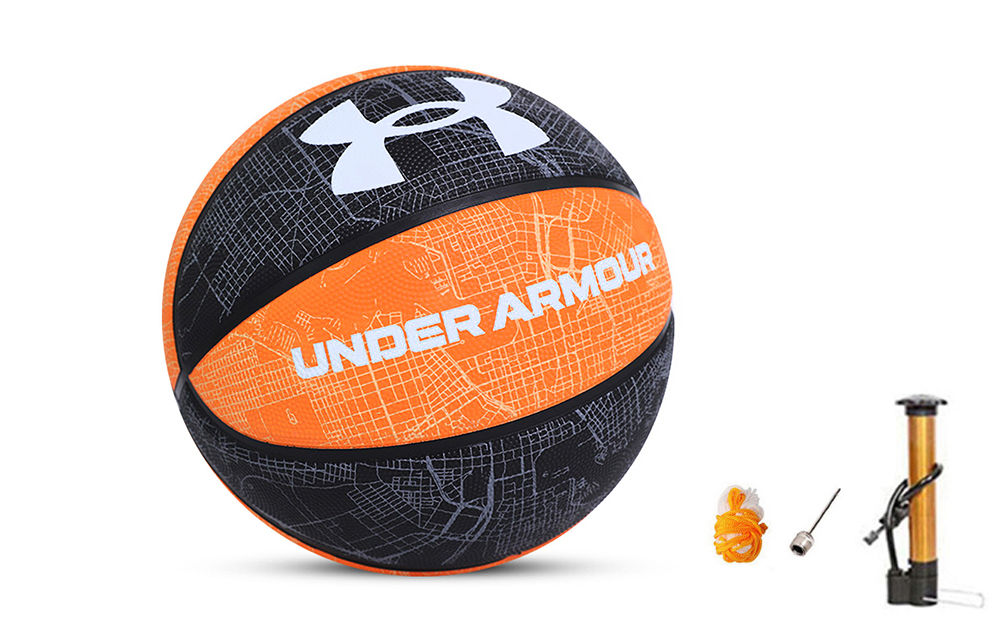 

Баскетбольный мяч Baltimore Map Series резиновый black orange размер 7 тренировочный соревновательный unisex Under Armour, Size 7 Ball