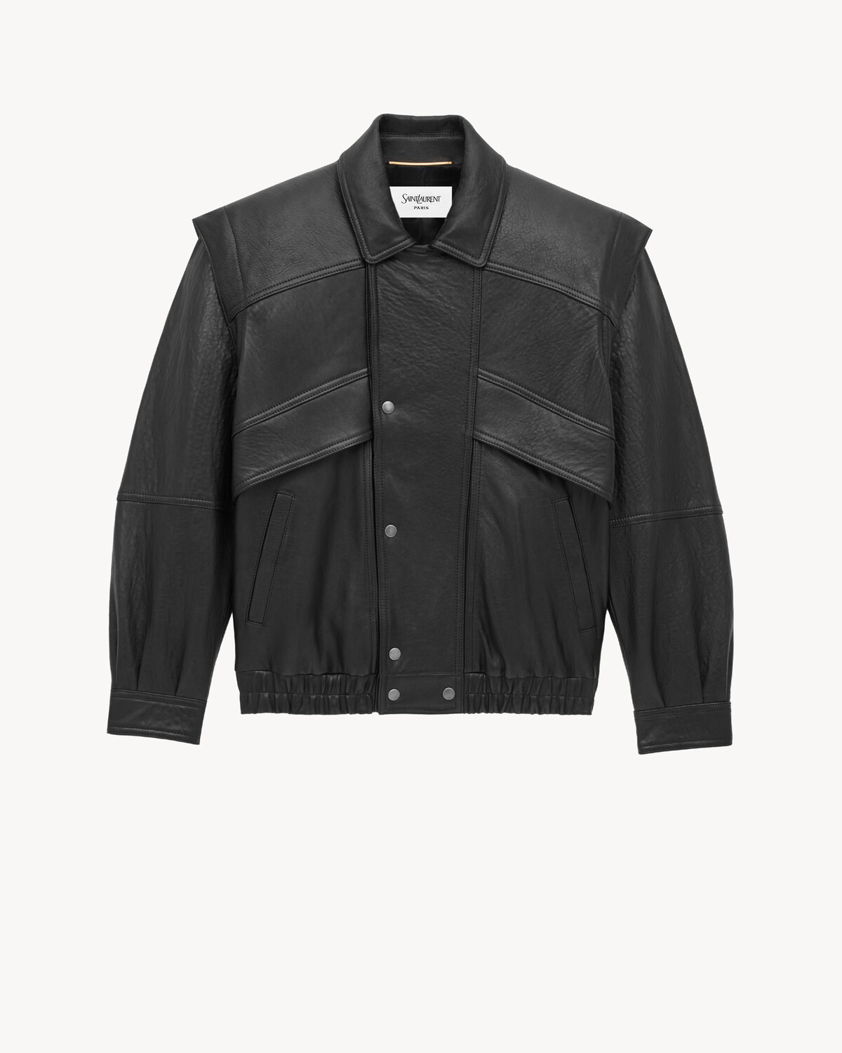 

Бомбер из пузырчатой овчины Saint Laurent, черный