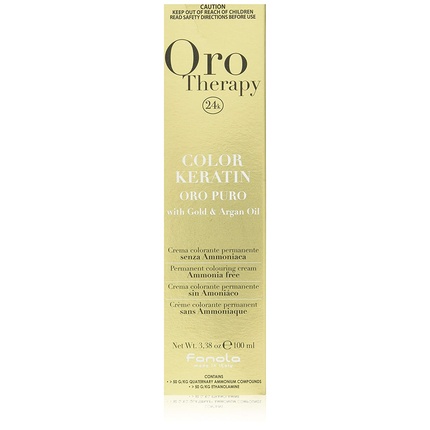 

Oro Therapy Color Keratin Puro 7.1 Пепельный блондин 100мл, Fanola