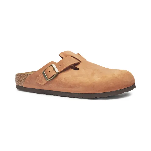 

Босоножки-Мюли Boston leoi из кожи Birkenstock, коричневый