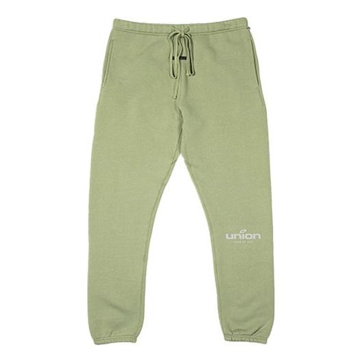 

Спортивные брюки Fear of God Essentials x Union LA FW21 Vintage Sweatpant Army FOG-FW21-089, зеленый