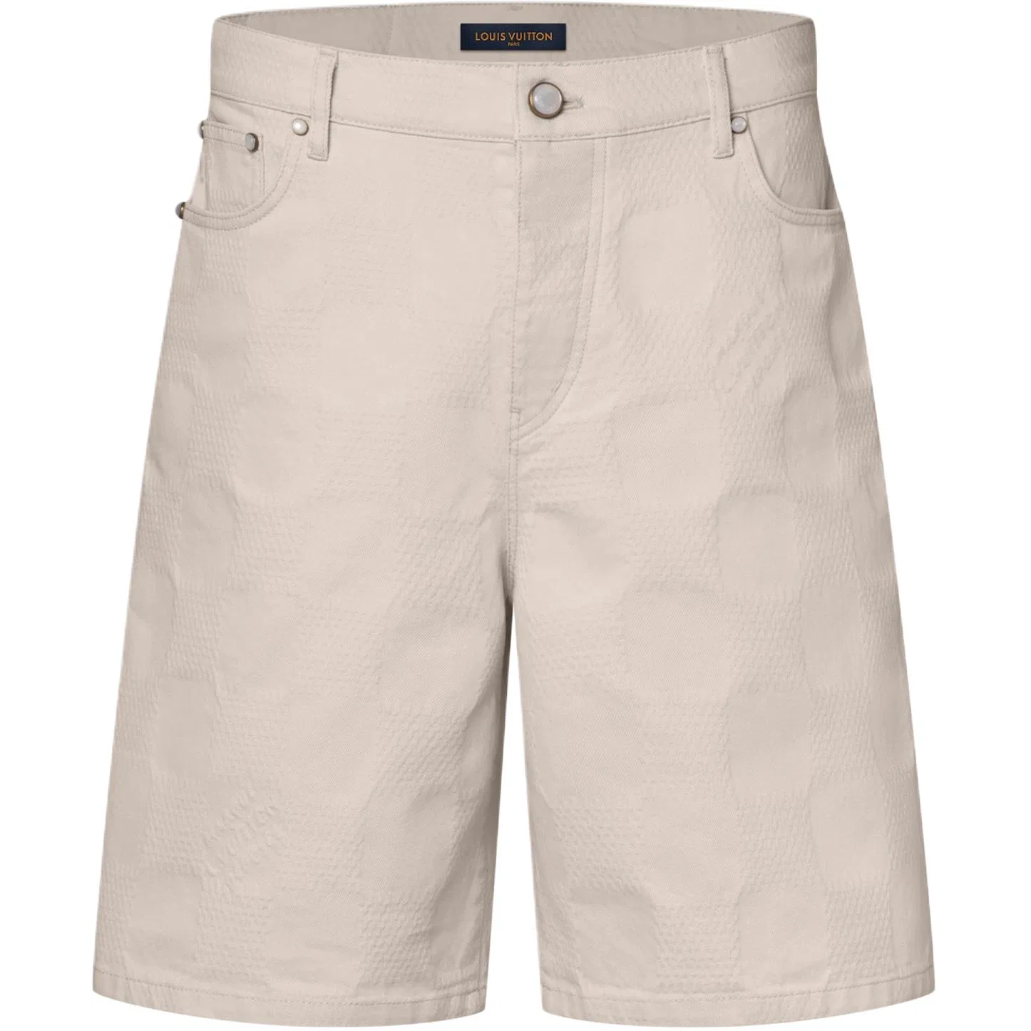 Джинсовые шорты Louis Vuitton Beige