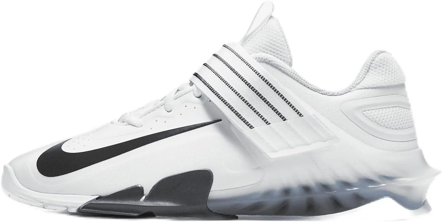 Кроссовки для занятий спортом NIKE Unisex Nike Savaleos, белый/черный/оранжевый/серый