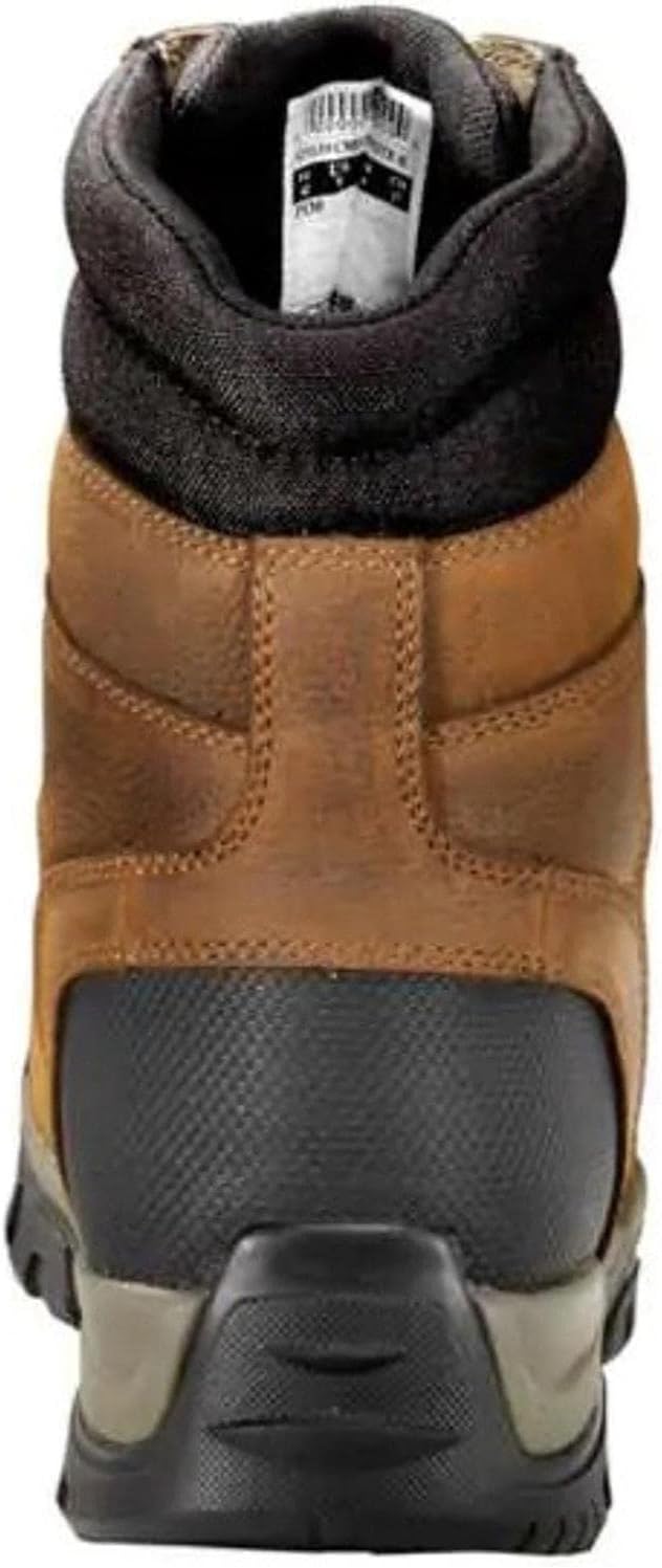 Мужские кроссовки Carhartt Ground Force 8 дюймов с водонепроницаемым утеплителем и носком Cme8347, Bison Brown Oil Tan — фото 4