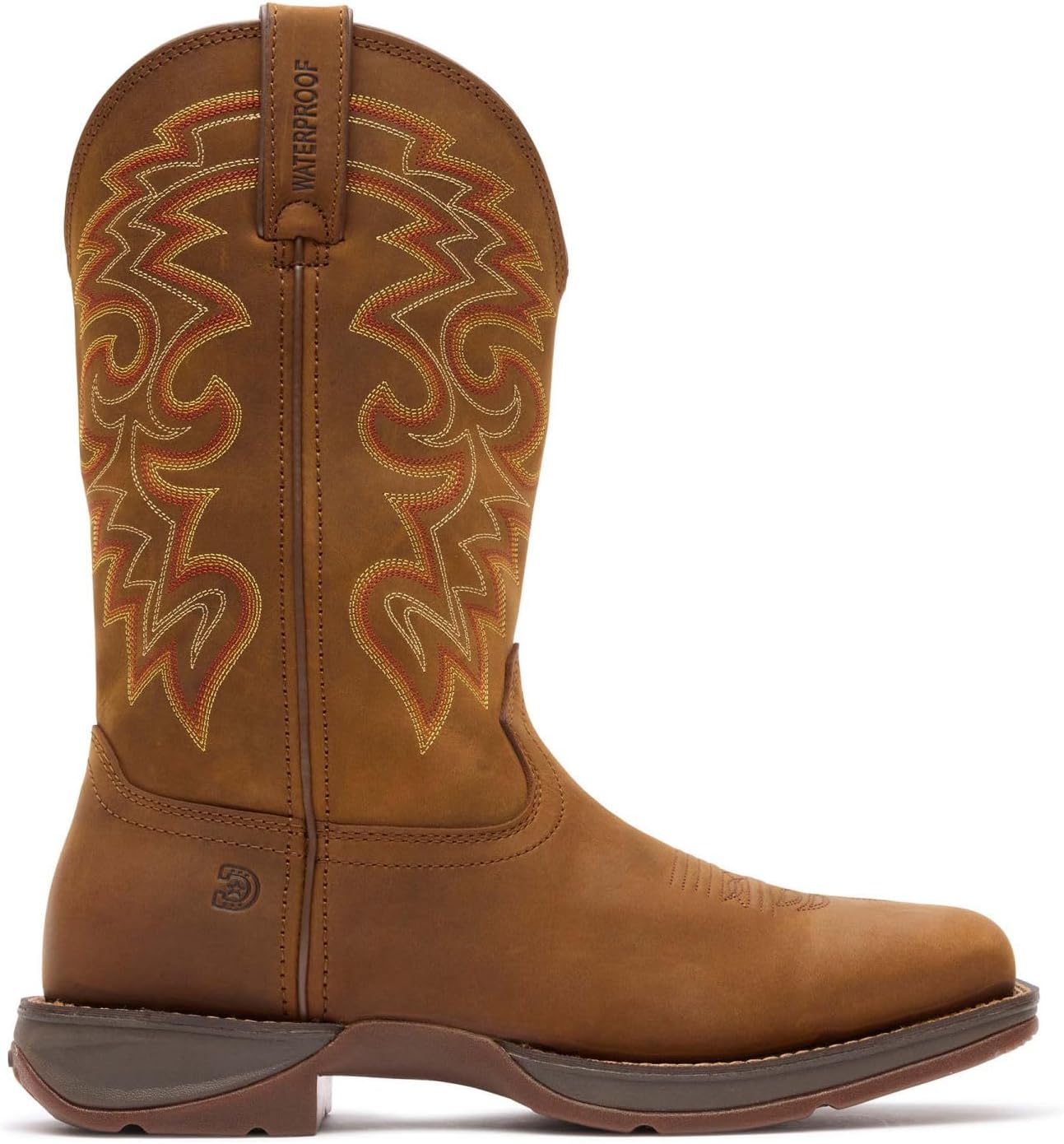 

Мужские западные водонепроницаемые ботинки Durango Rebel, коричневый