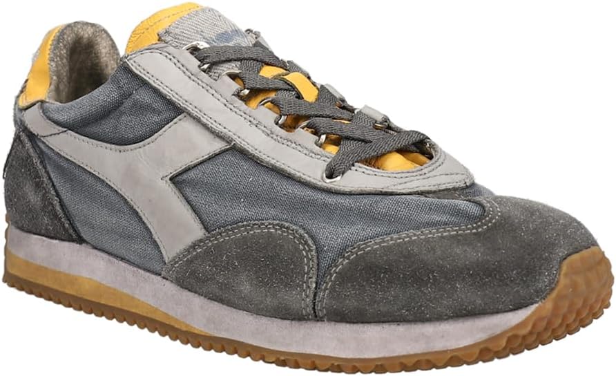 Мужские кроссовки Diadora Equip H Dirty Stone Wash Evo с шнуровкой, повседневные - серые — фото 2