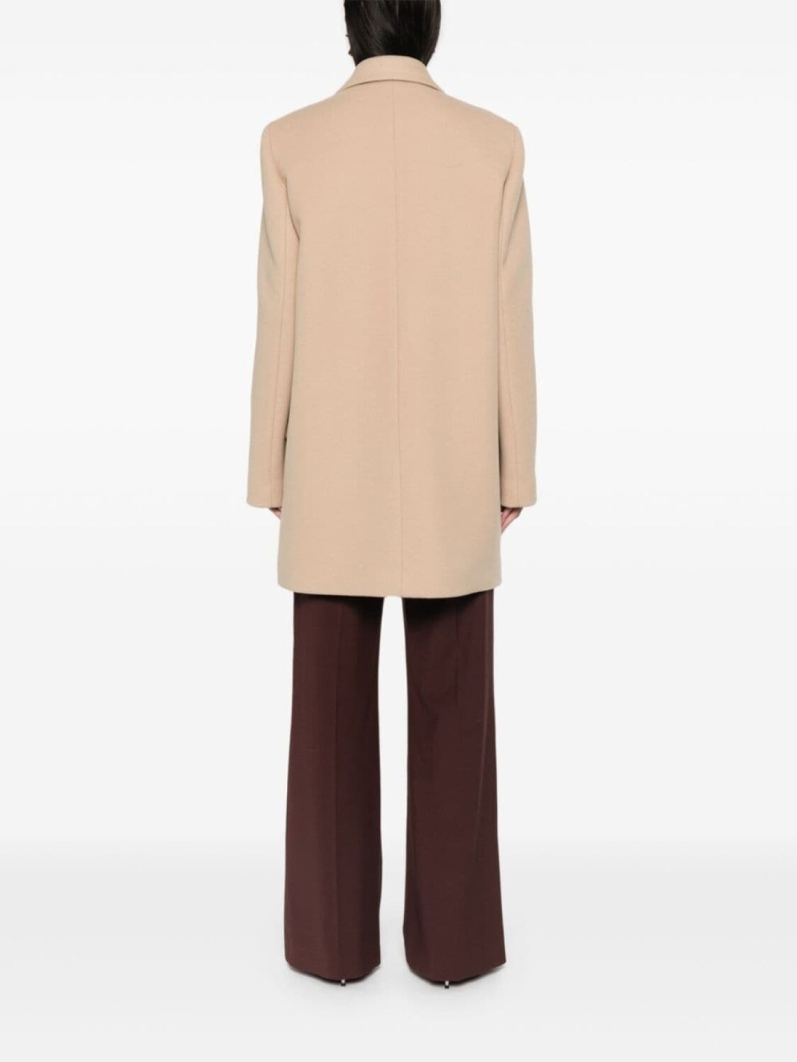 Jil Sander пальто пошитое на заказ, нейтральный цвет — фото 4