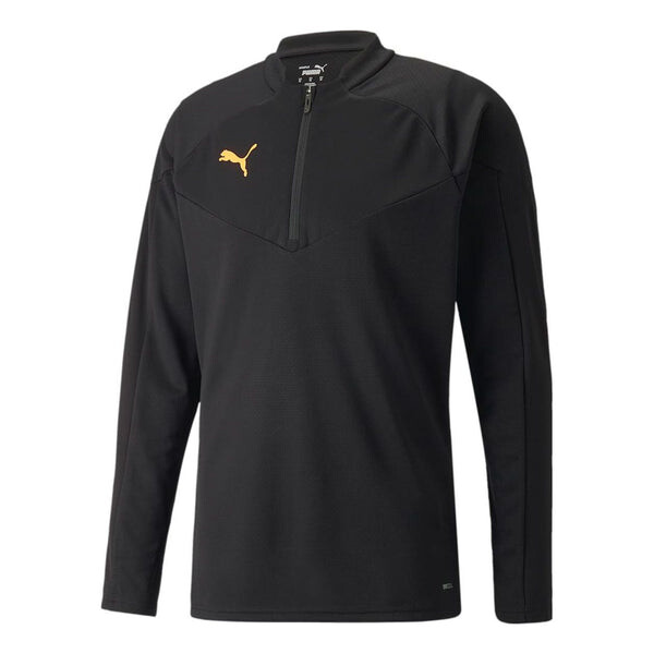 

Толстовка individual final 1/4 zip training sweatshirt 'black' Puma, черный