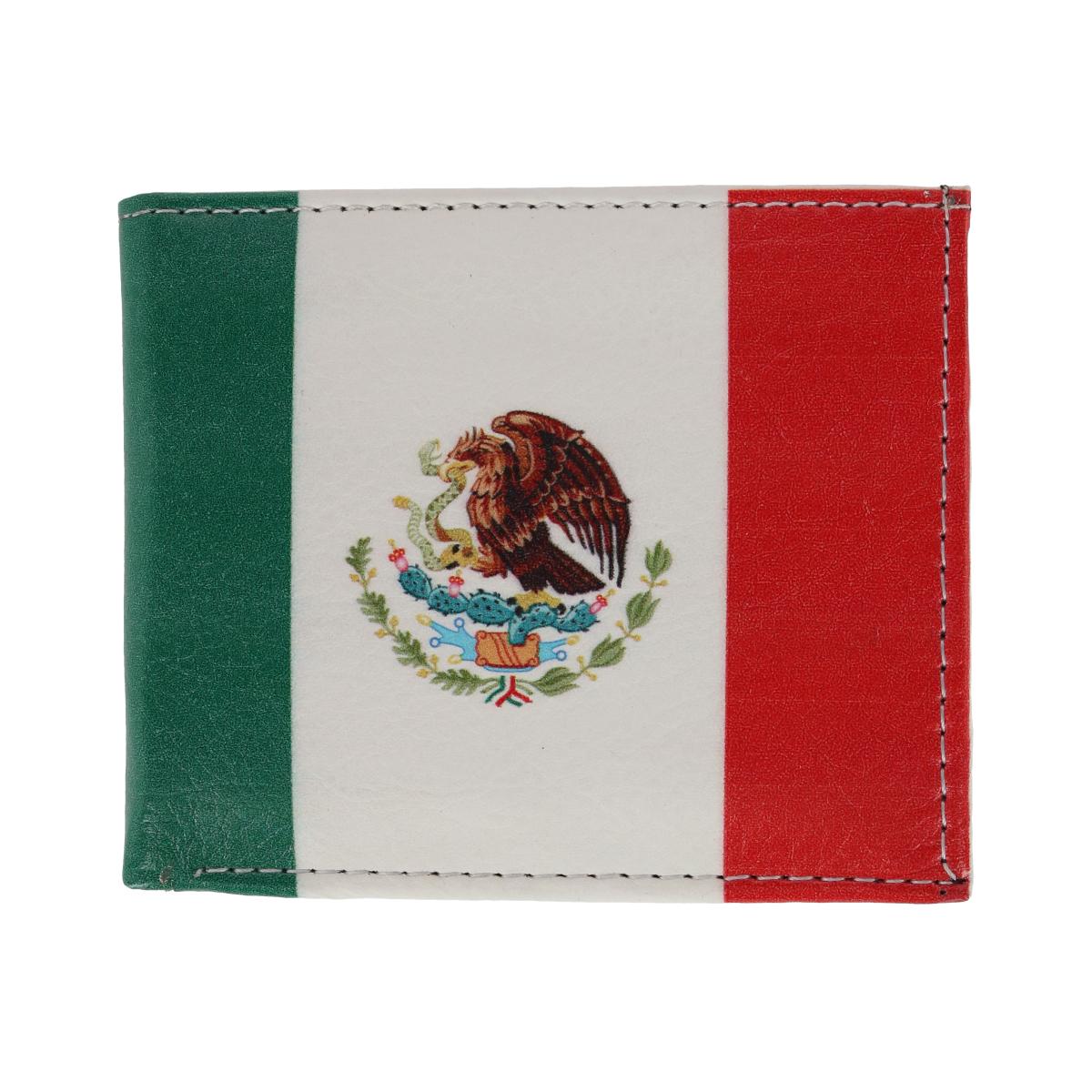

Мужской складной кошелек с мексиканским флагом CTM, цвет mexican flag