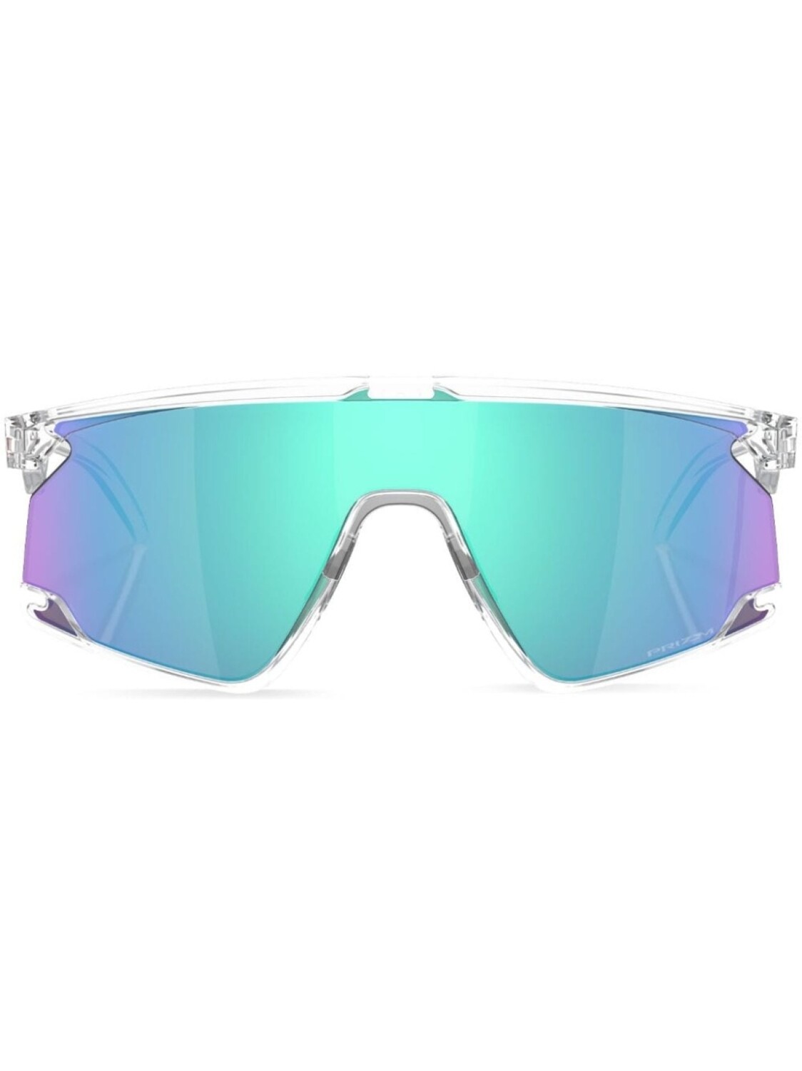

Oakley солнцезащитные очки-маска в прозрачной оправе, белый