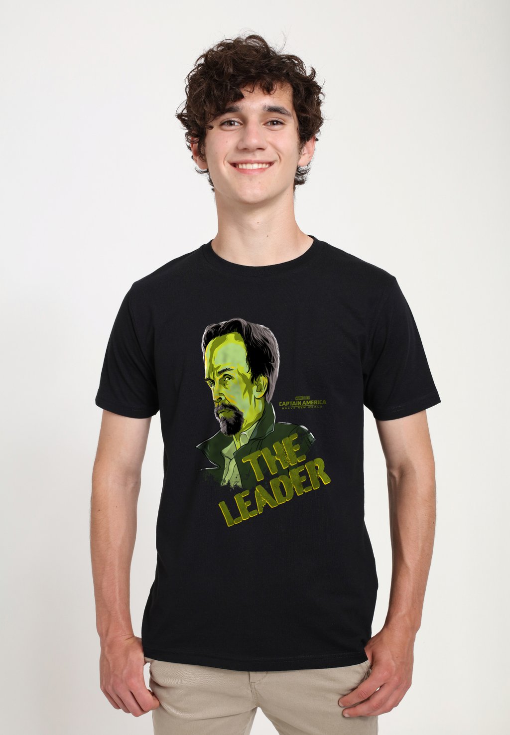 

Футболка с принтом CAPTAIN AMERICA BRAVE NEW WORLD THE LEADER BUST Henry Tiger, черный