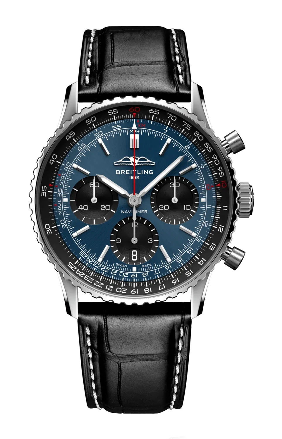 НАВИТАЙМЕР B01 ХРОНОГРАФ 41 - AB0139241C1P1 BREITLING, синий